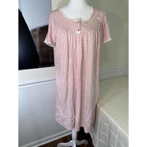 Friends of the Heart Nightgown Sleep‎ Roses And Lace Pullover Medium
